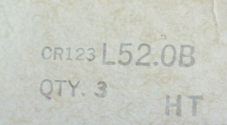 GE L343A / CR123L3.43A THERMAL OVERLOAD HEATER 2.7-2.9A - NEW SURPLUS - BOX of 3