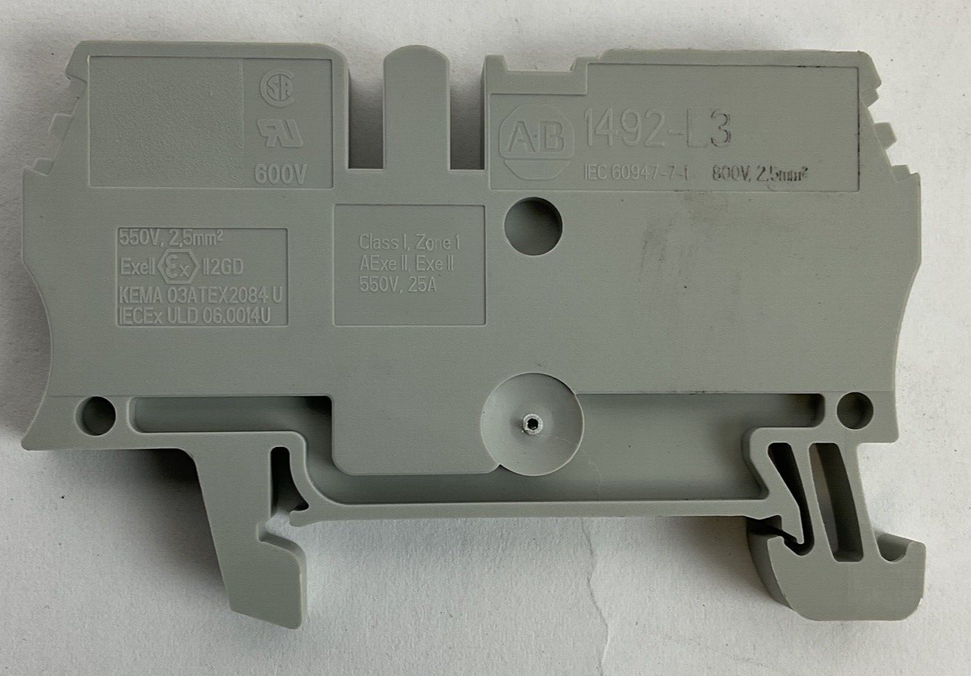 ALLEN BRADLEY 1492-L3 TERMINAL BLOCK 600V****LOT OF 100****