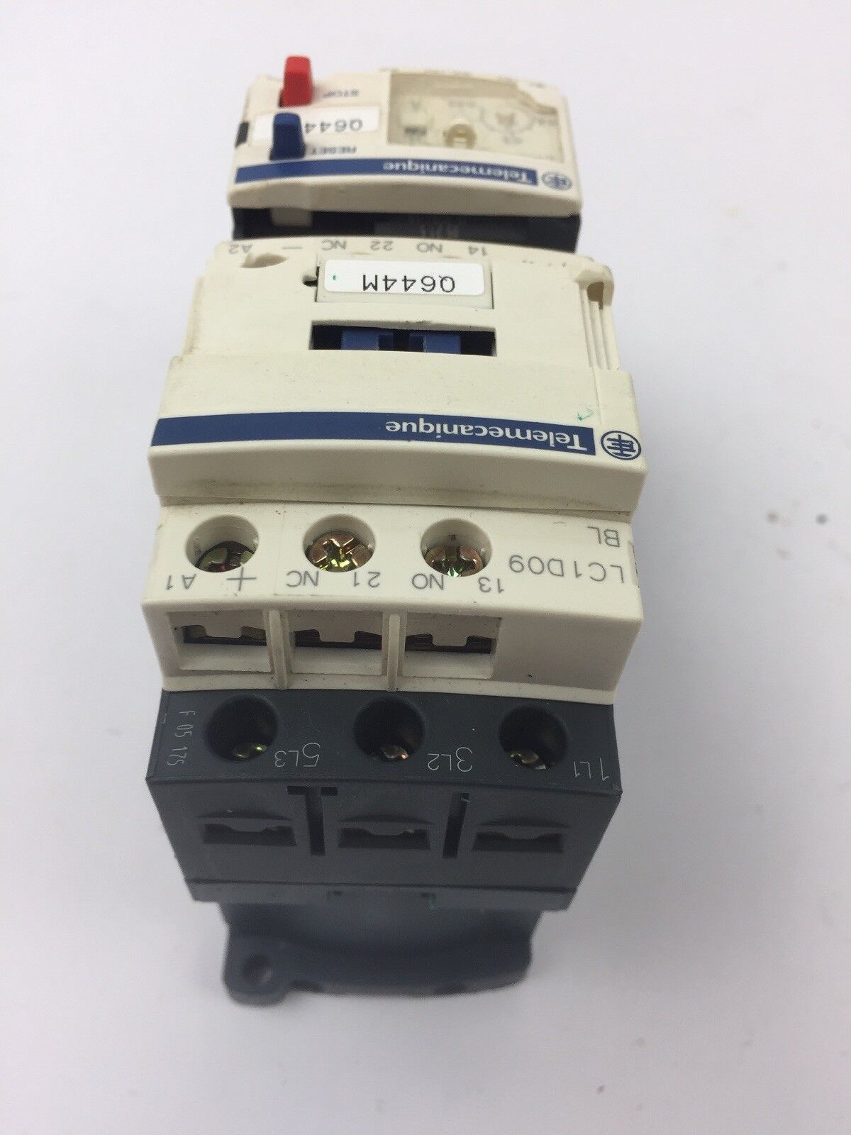 TELEMECANIQUE LC1D09BL CONTACTOR LRD04 OVERLOAD RELAY LAD4TBDL 24V