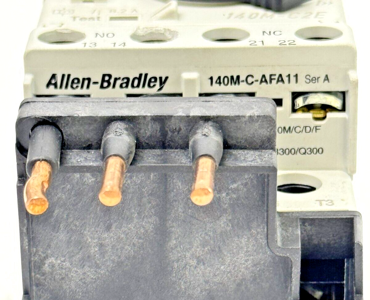 ALLEN-BRADLEY - 140M-C2E-A63 SER. C -MANUAL MOTOR PROTECTOR- 140M-C-AFA11 SER. A