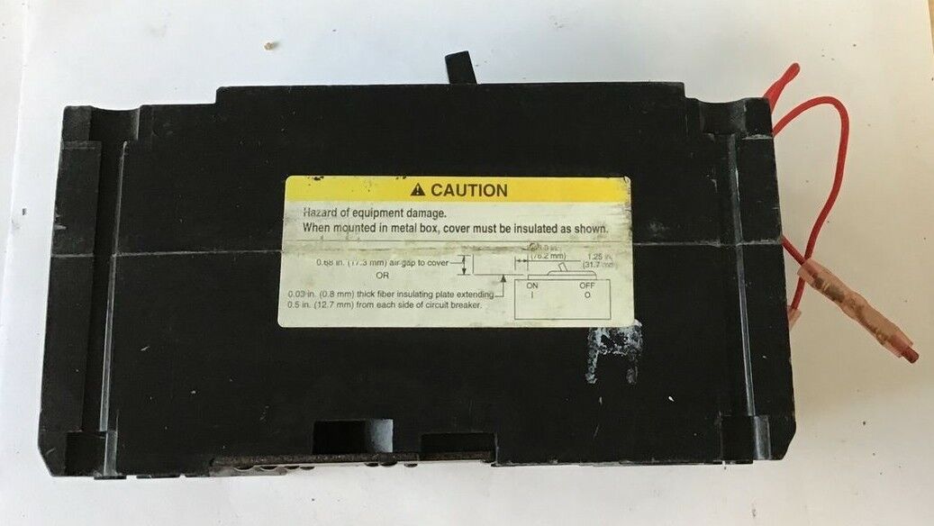 SQUARE D FHP361002100 CIRCUIT BREAKER 100A 600VAC 250VDC