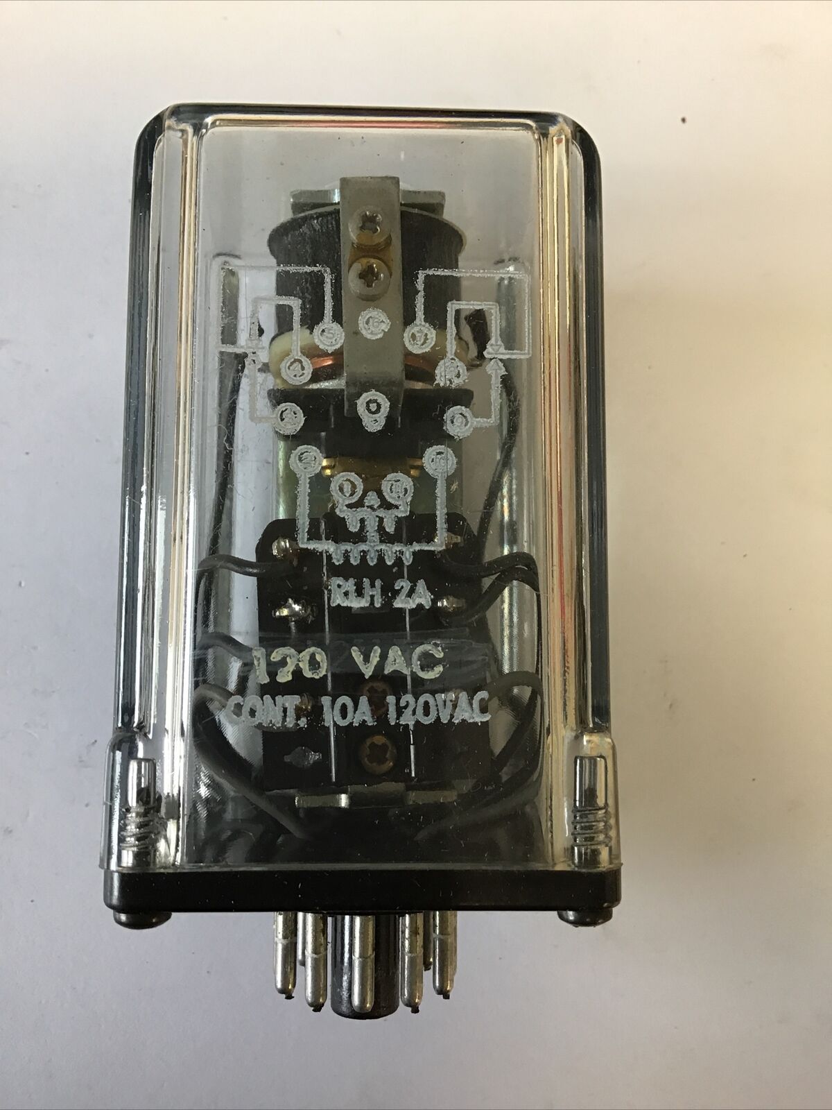 G. GENERAL ELECTRO RLH2A RELAY 120VAC 10A
