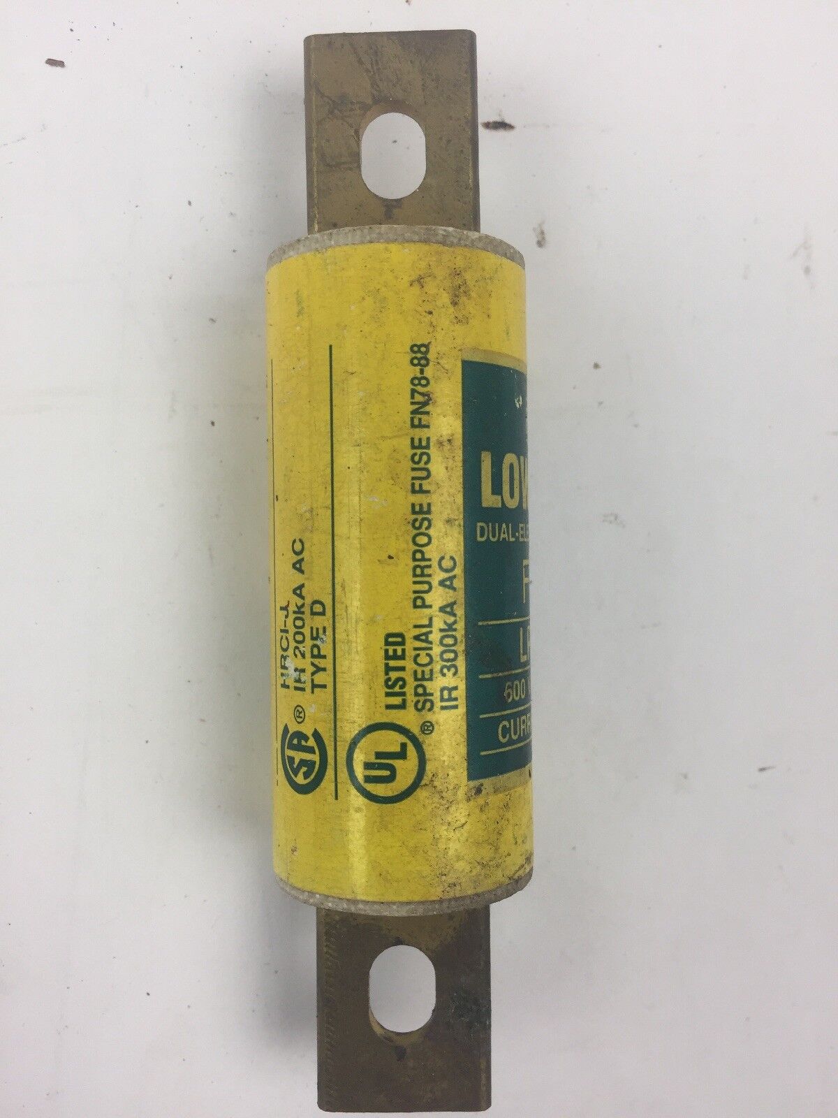 BUSS LPJ-90SP LOW-PEAK DUAL-ELEMENT TIME-DELAY FUSE 600 VAC 90 AMP