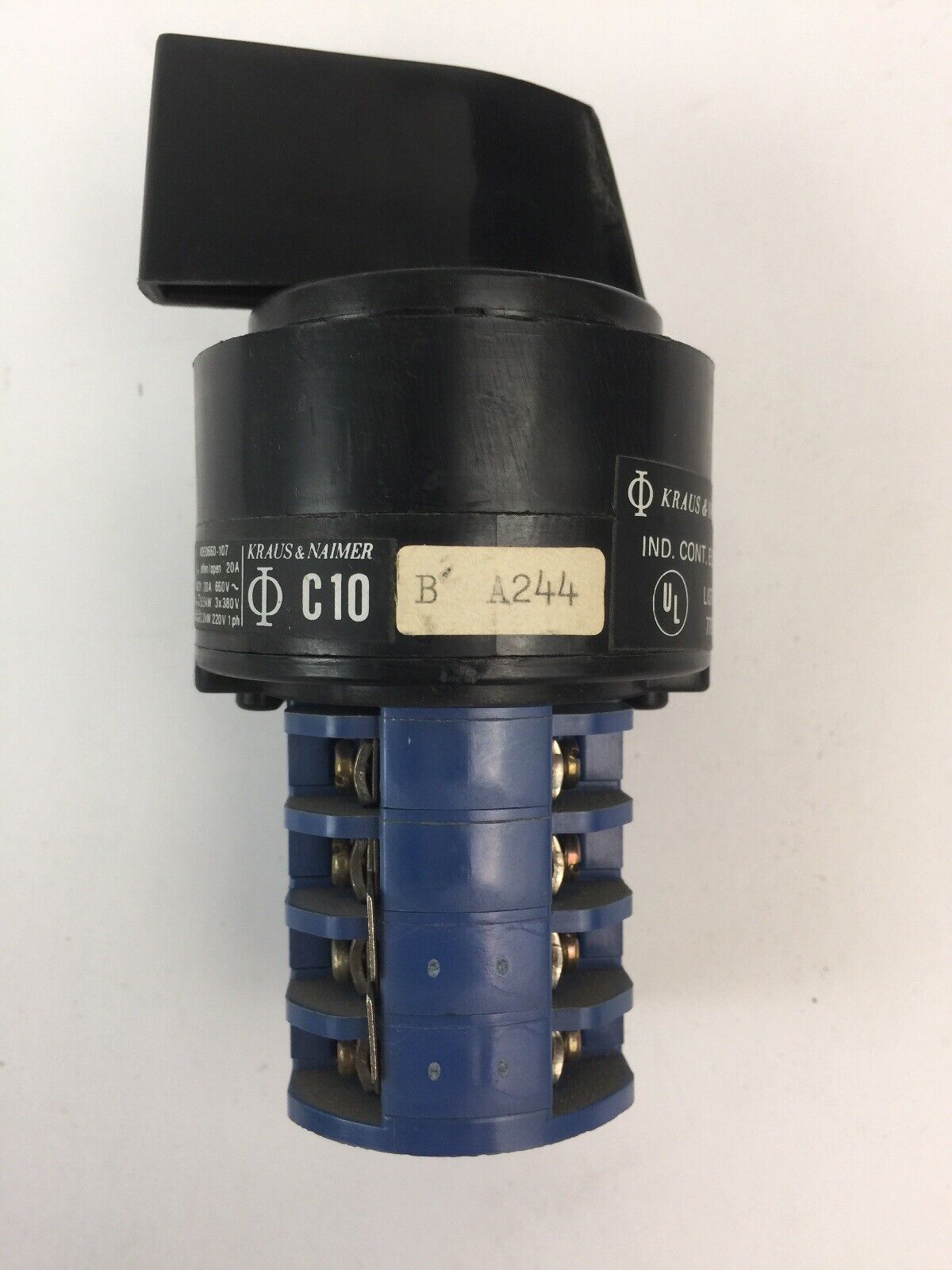 KRAUS & NAIMER C10B A244 ROTARY SWITCH