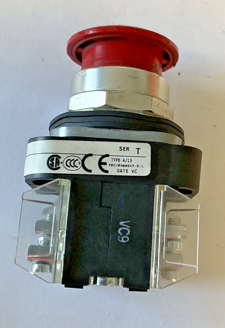 ALLEN BRADLEY 800-FX6A1 PUSH BUTTON SER.T TYPE 4/13