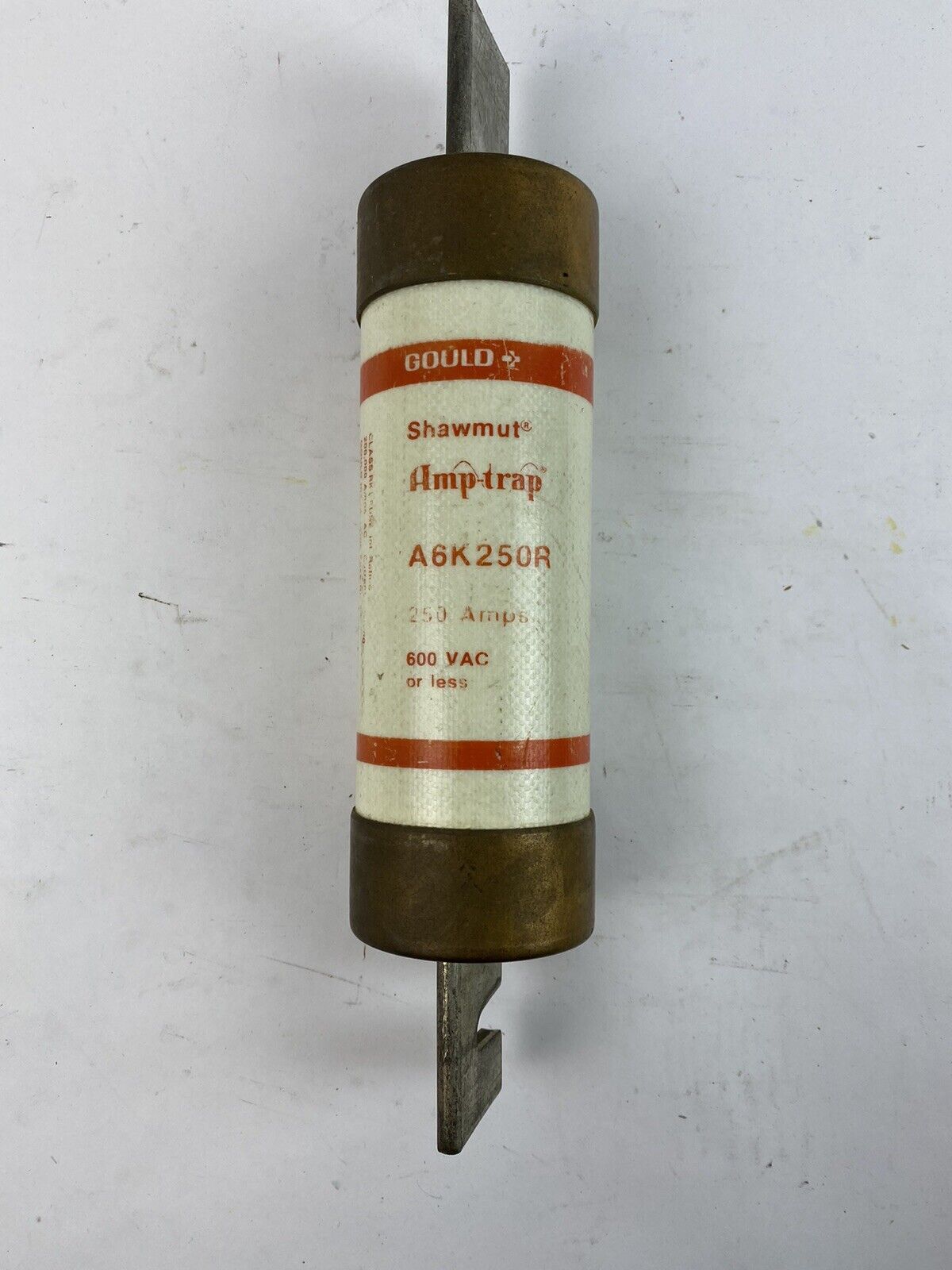 Gould Shawmut Amp-trap A6K250R 250A 600V Fuse "Lot of 2"