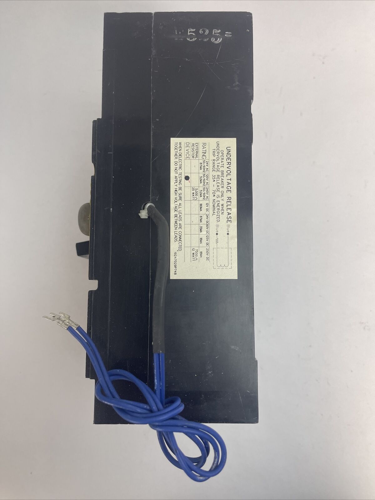 GE TJK63600 MOLDED CASE SWITCH CIRCUIT BREAKER 600A 600VAC 3P MOD 5 192A7029P748