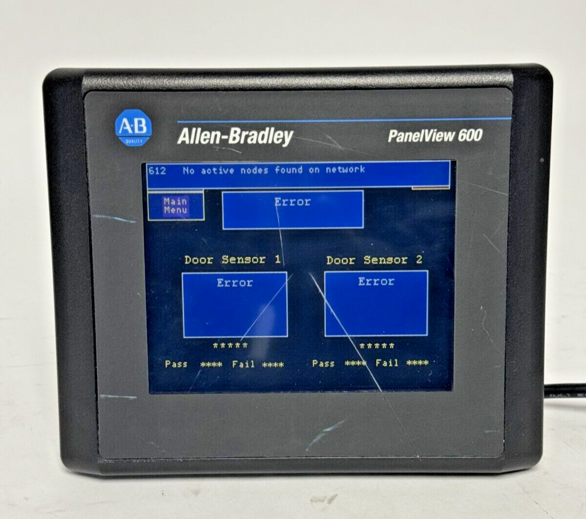 ALLEN-BRADLEY - 2711-T6C9L1 SER. B FRN: 4.46 - PANELVIEW 600 - 6" TOUCHSCREEN