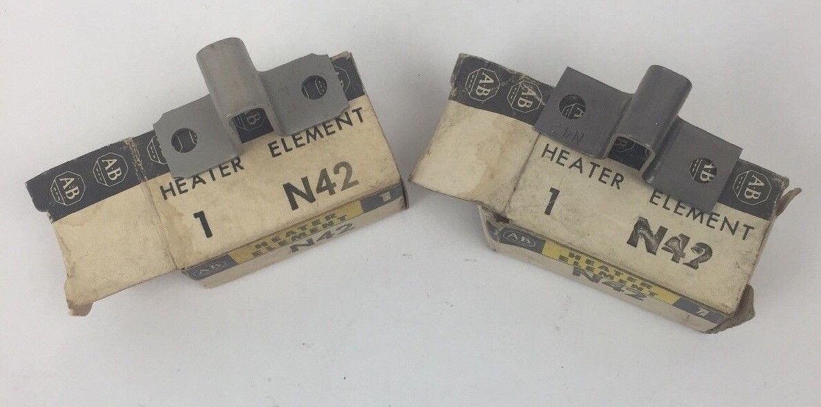 ALLEN BRADLEY N42 HEATER ELEMENT LOT OF 2