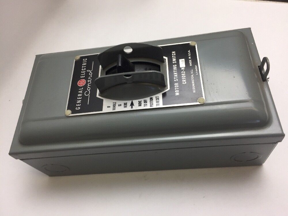 GE CR1062N5A MANUAL STARTER 1 1/2 HP 110V, 3 HP 220V, 5 HP 440-600V, 25-60 CY