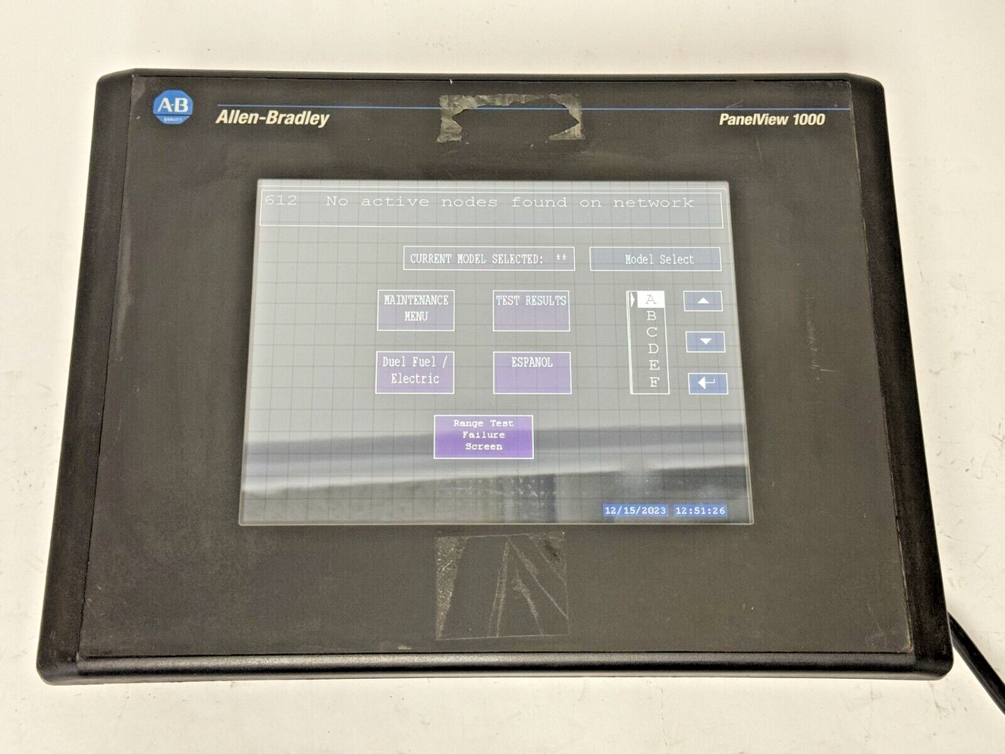 ALLEN-BRADLEY - 2711-T10C9 SER F/FRN 4.48 - PANELVIEW 1000 ASSEMBLED TERM
