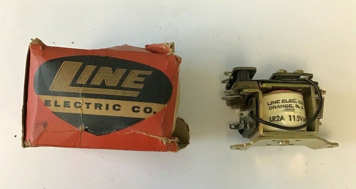 LINE ELECTRIC LR2A RELAY 2N.C. 115VAC
