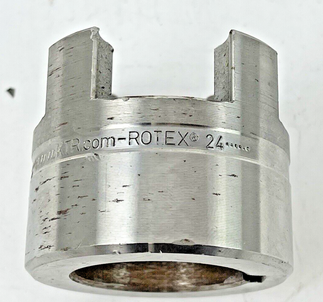 KTR ROTEX - CURVED JAW COUPLING HUB - BA02025173400-24 SER 1-3/8" BORE 5/16" KEY