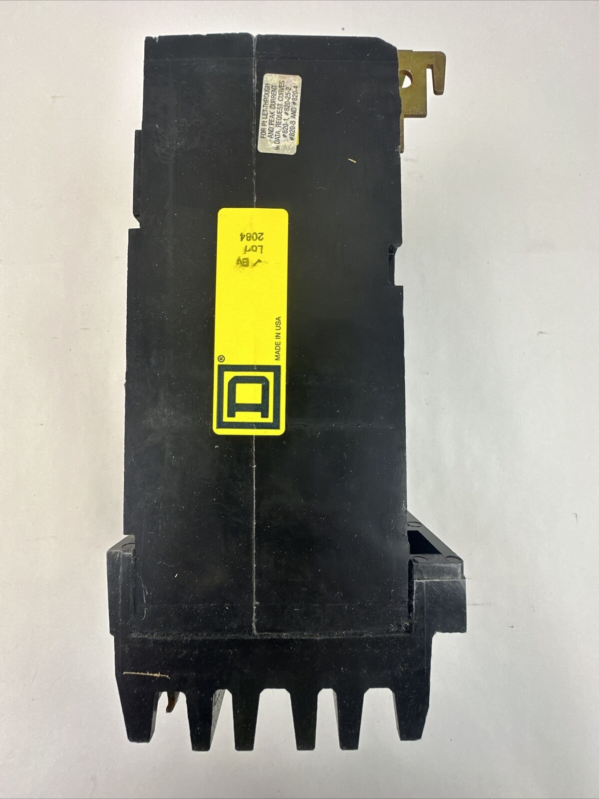 SQUARE D IF36050 50AMP 600VAC 3POLE I-LIMITER CURRENT LIMITING CIRCUIT BREAKER