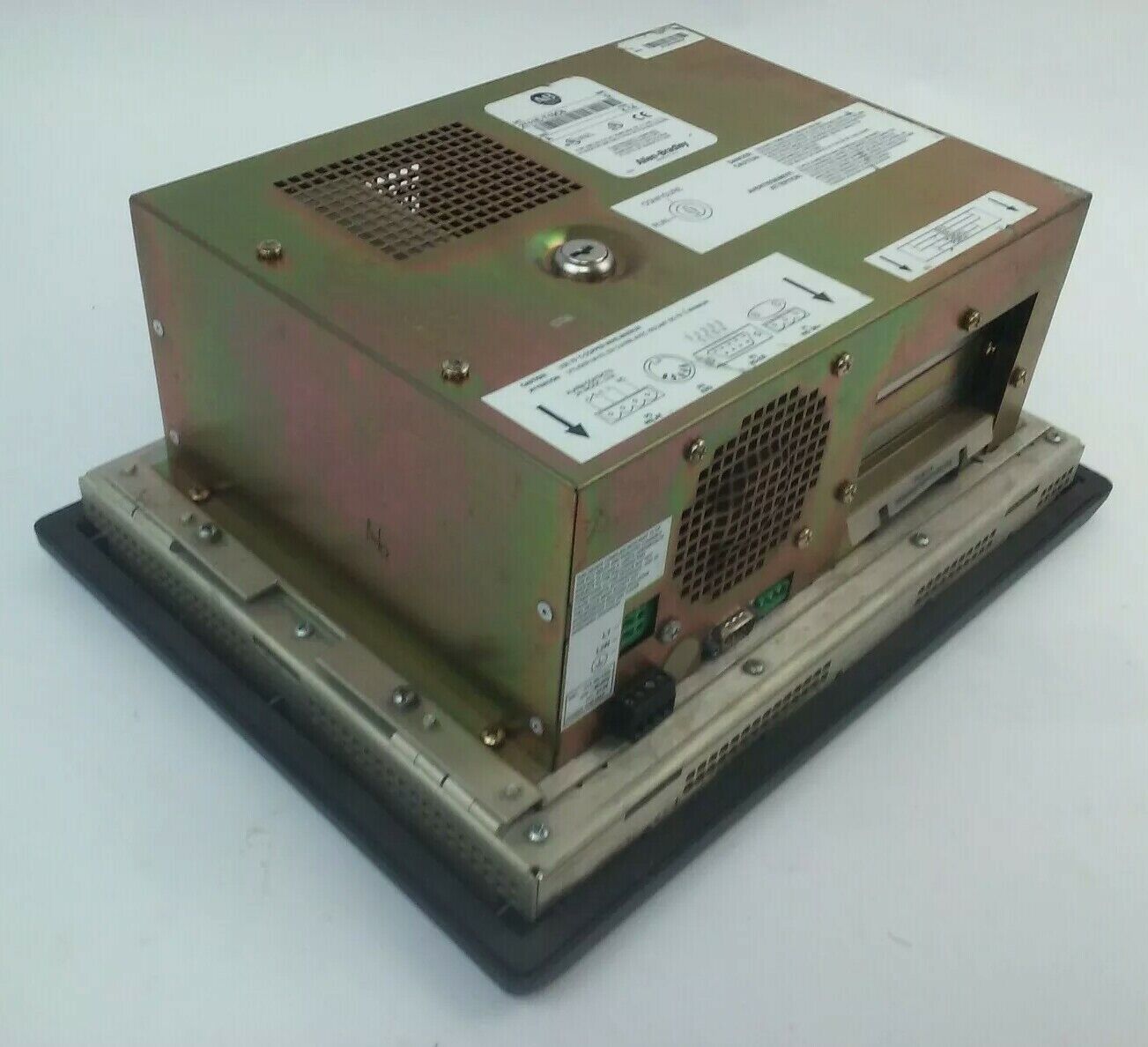 ALLEN BRADLEY 2711E-T10C6 SER. D REV. A PANELVIEW 1000E TERMINAL FRN 5.14