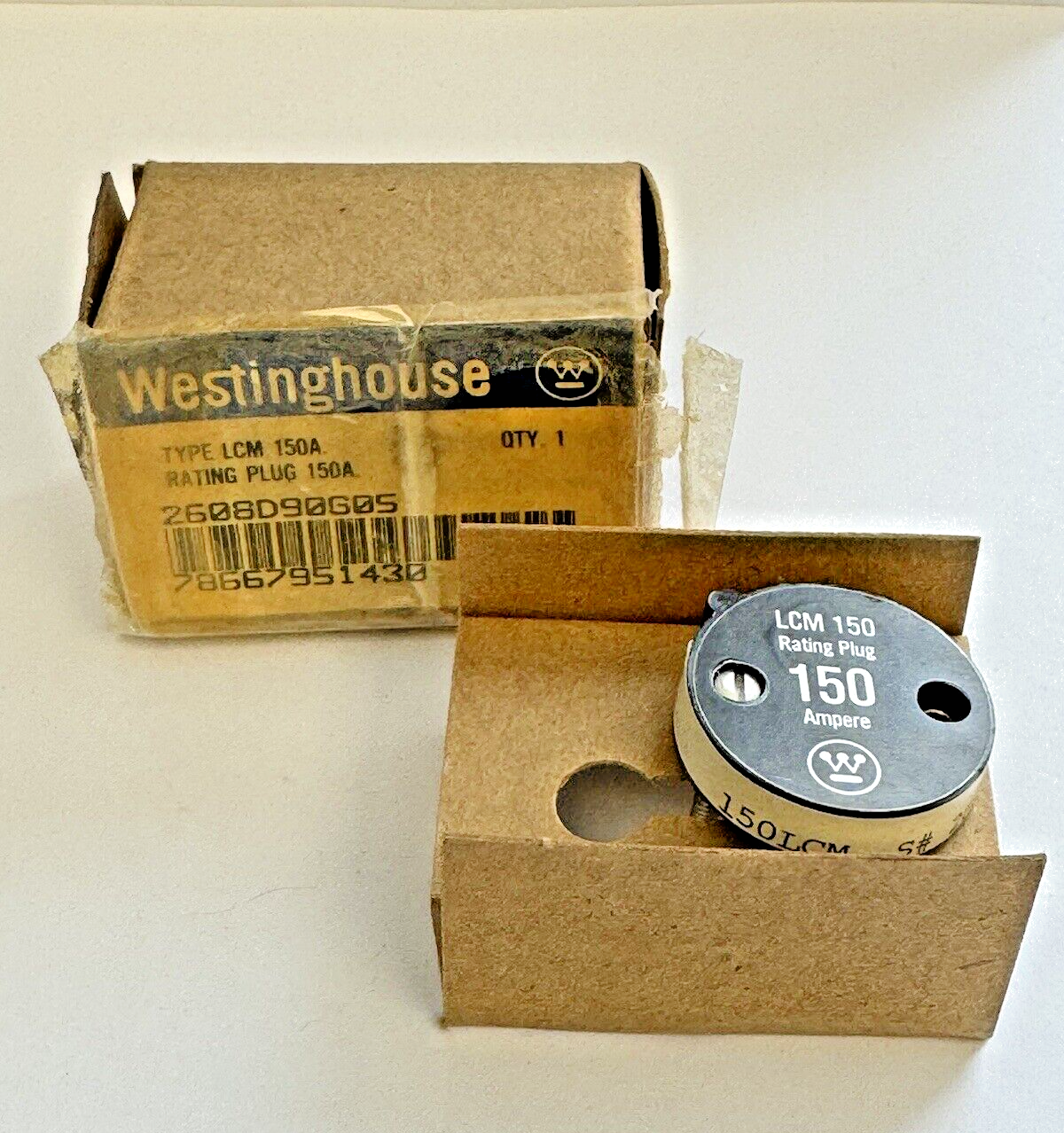 WESTINGHOUSE - LCM 150 150A - RATING PLUG - 150LCM - 150 AMPERE