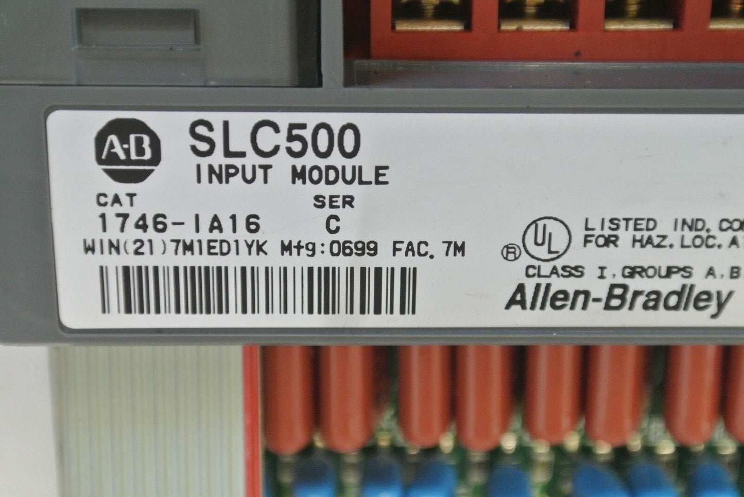 ALLEN-BRADLEY 1746-IA16 Ser. C - INPUT MODULE for SLC500 - 85-132VAC