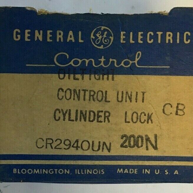 GE CR2940UN200N OILTIGHT CONTROL UNIT CYLINDER LOCK