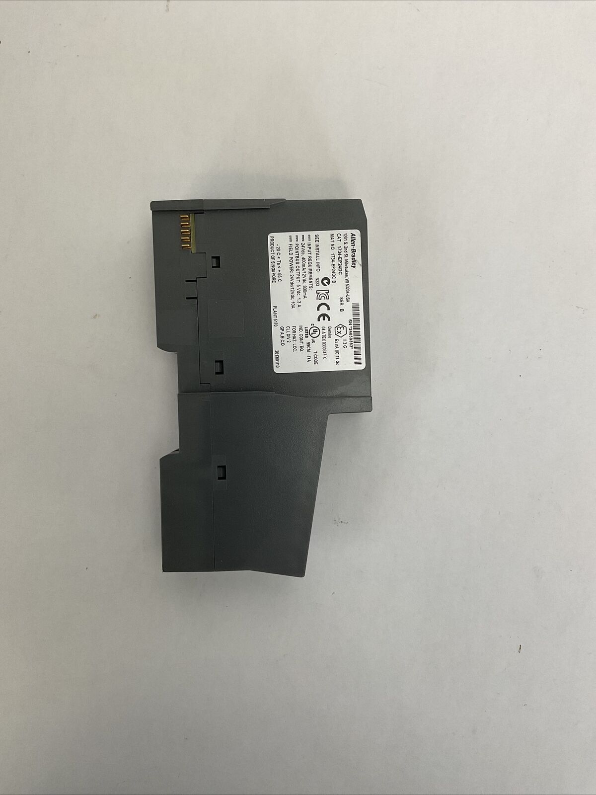 ALLEN BRADLEY 1734-EP24DC EXPANSION POWER UNIT SER B