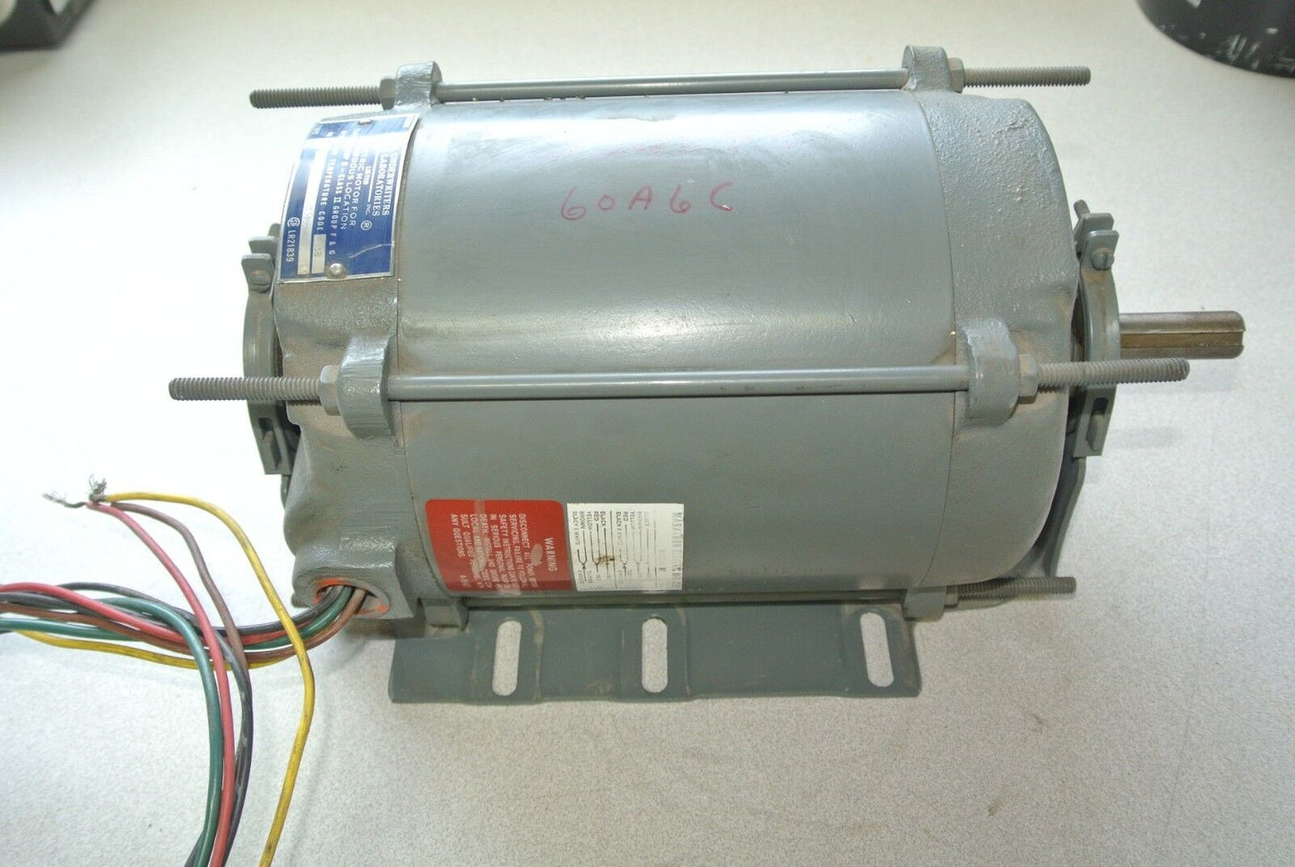 MARATHON UQH 56S1IE70H ELECTRIC MOTOR - 1140 RPM, 115V, 60Hz, 1 PHASE, 1/4HP,