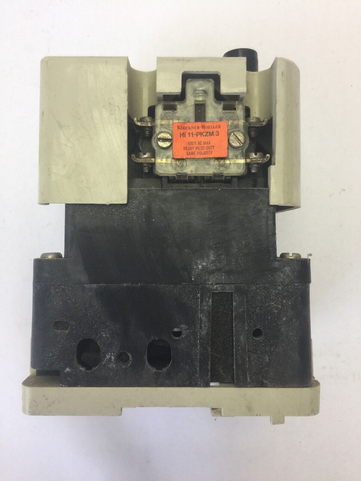 KLOCKNER MOELLER PKZM 3-6,3-U-NA 600V-AC 40HP MANUAL MOTOR STARTER 3.5-6.0A