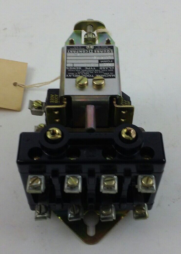 SQUARE D AC MAGNETIC RELAY CLASS 8501 TYPE AO-40, SERIES C, 4 POLE, 10AMPS, NEW