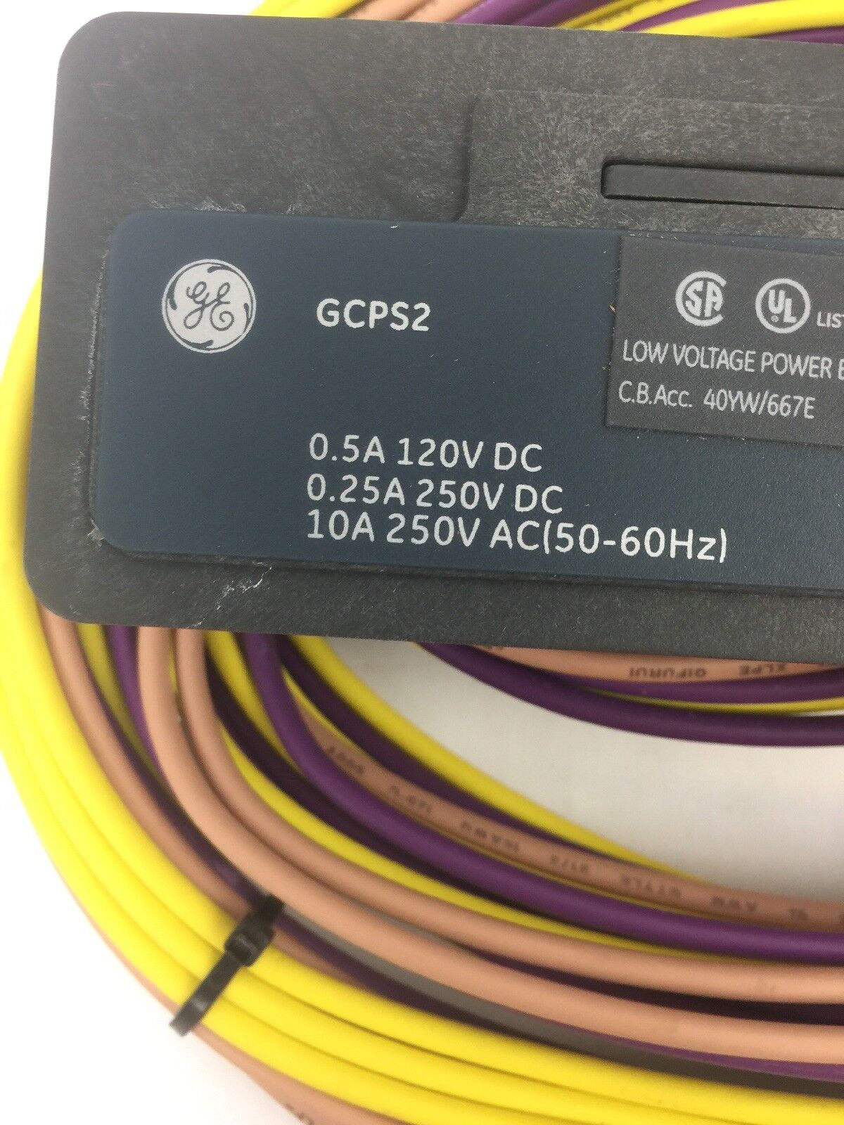 GE GCPS2 CARRIAGE POSITION SWITCH 0.5A 120VDC 0.25A 250VDC 10A 250VAC(50-60HZ)
