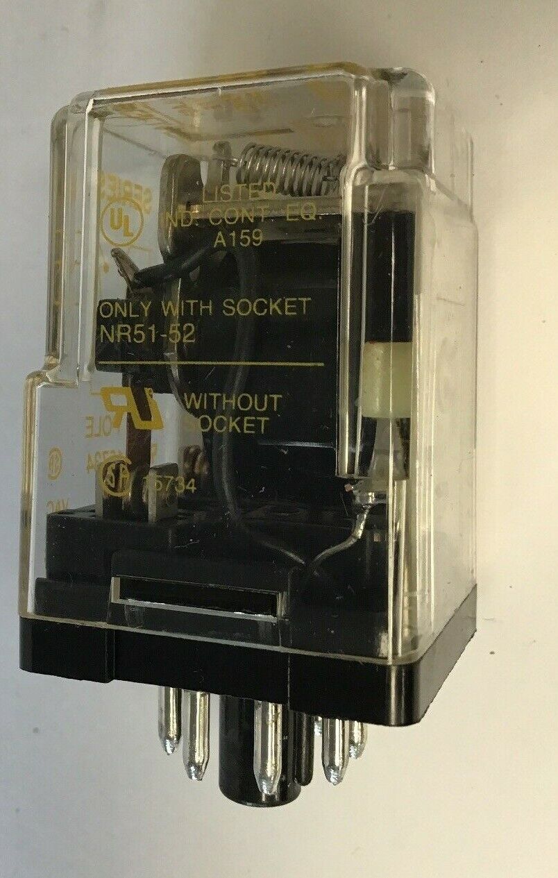 SQUARE D 8501 KP-12V36 GENERAL PURPOSE RELAY CONTACTS DPDT 10A COIL 12V 50/60HZ