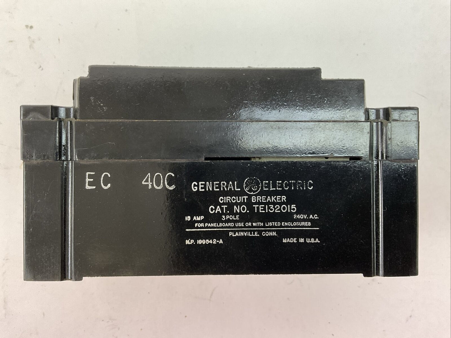 GE TE132015WL CIRCUIT BREAKER 240VAC 15AMP 3POLE