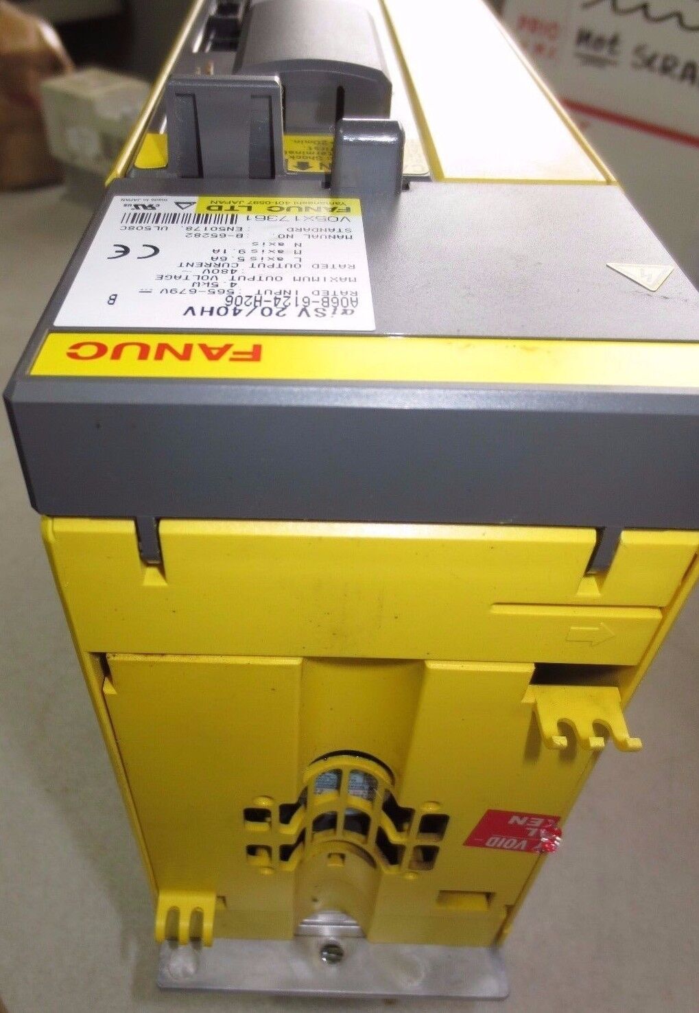 FANUC A06B-6124-H206 SERVO AMPLIFIER - 480V OUTPUT 5.6A / 9.1A