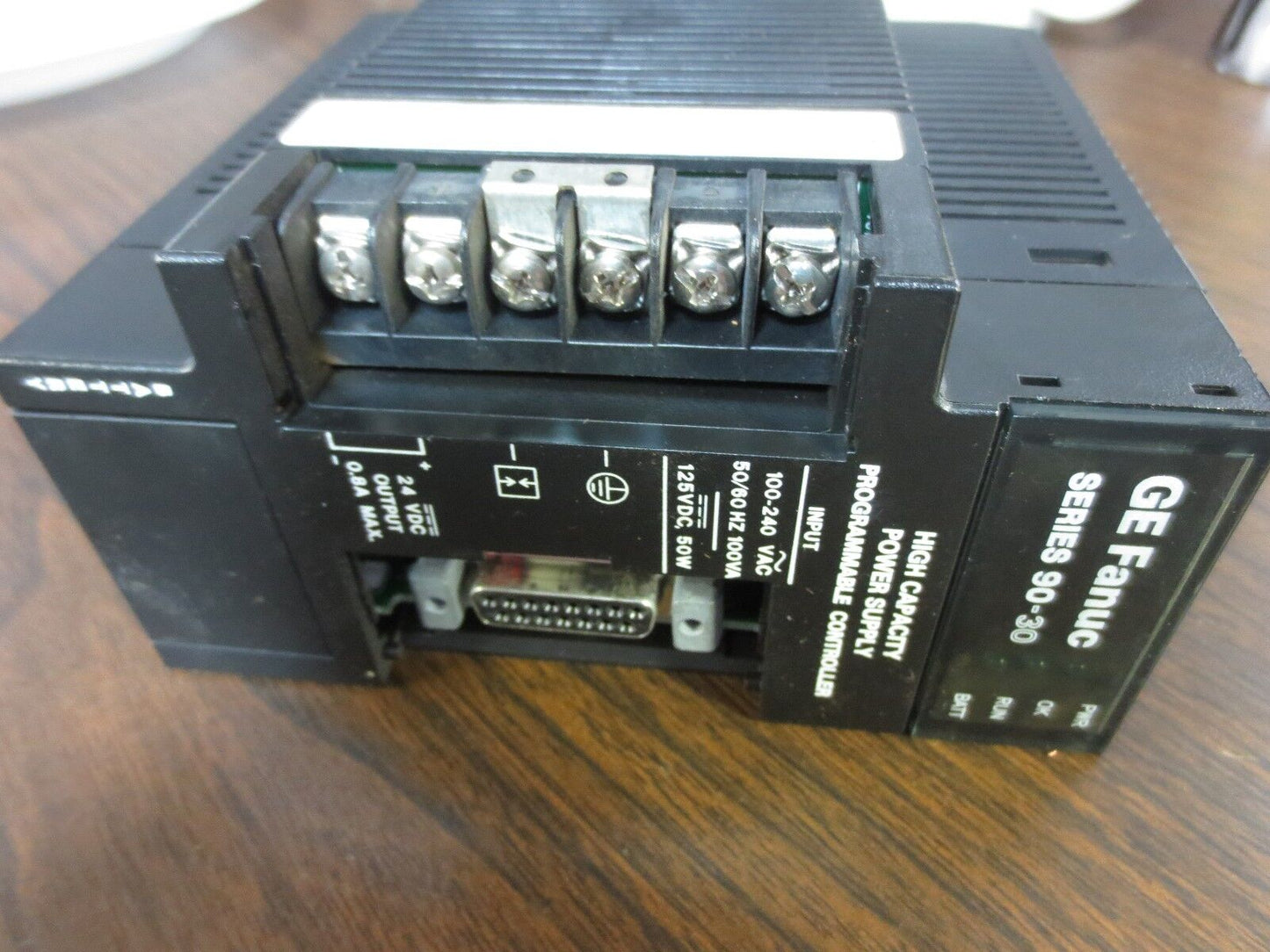 GE FANUC IC693PWR330D PLC POWER SUPPLY 120/240VAC HI-CAP 30W - NO COVER