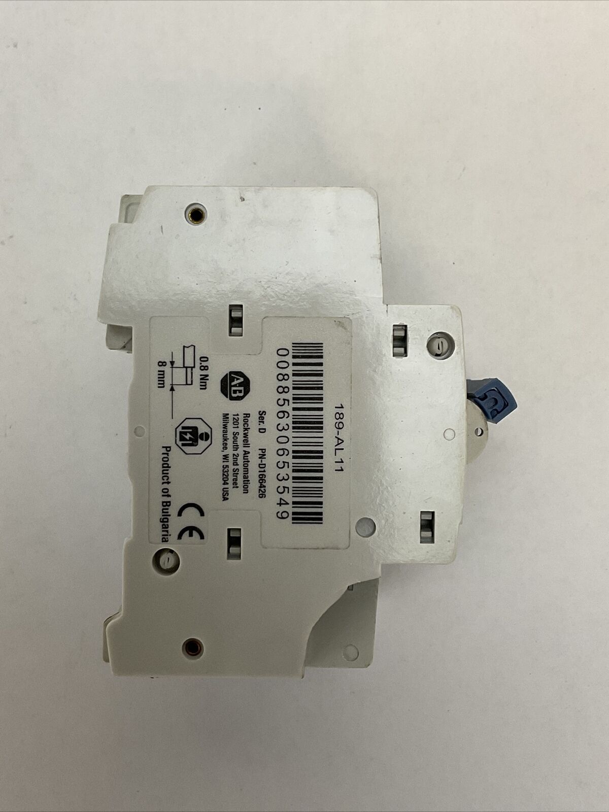 ALLEN BRADLEY 1492-SPM3C320 SER D CIRCUIT BREAKER 3POLE 32AMP 480Y/277VAC