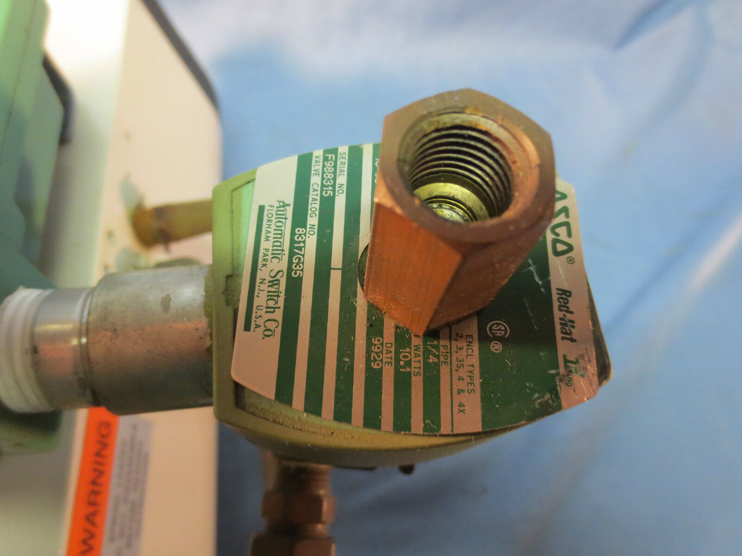 DEZURIK ACTUATOR and ASCO L-YCB3A2, 8317G35 VALVES