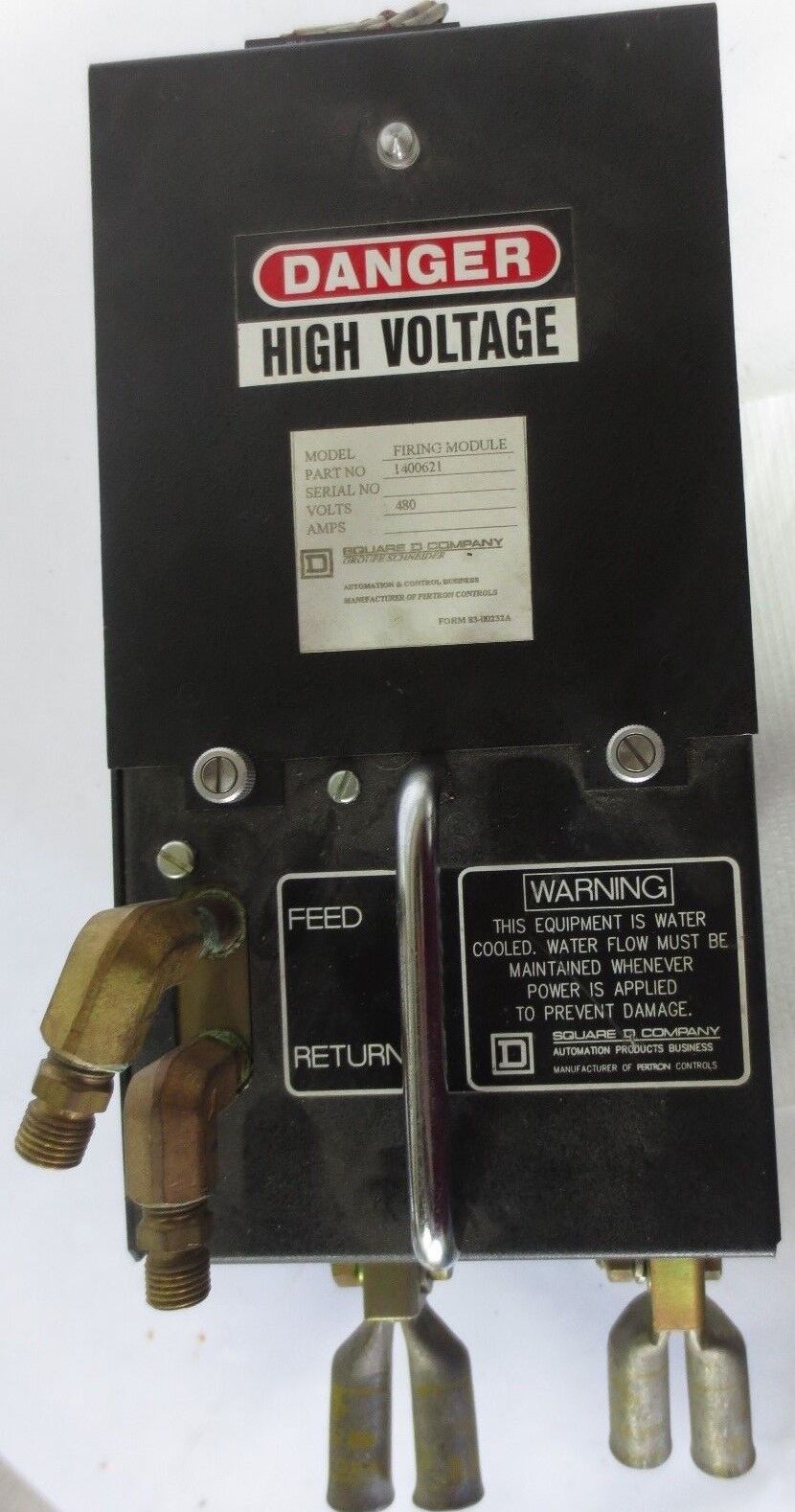 SQUARE D 1400581-904 / 1400621 PERTRON WELDING POWER SUPPLY 1800VAC, 1300A@50%
