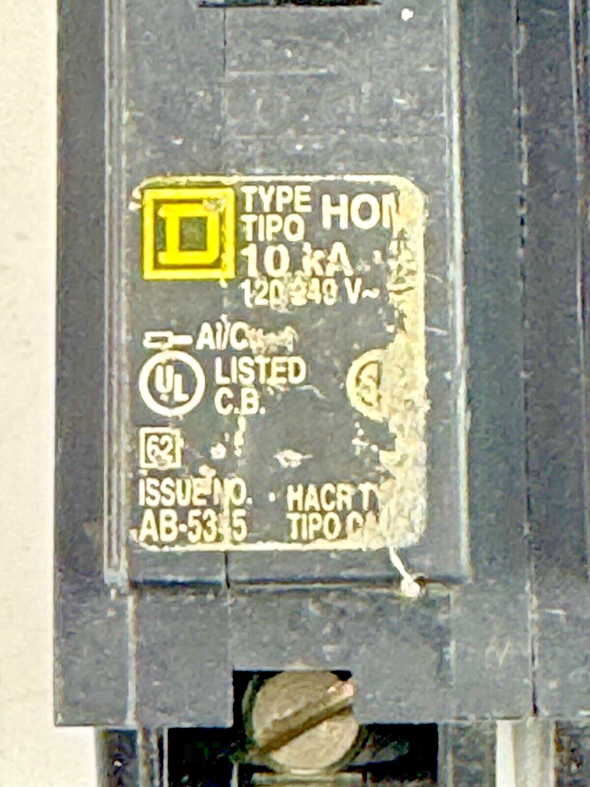 SQUARE D - HOM235 - COMMON TRIP CIRCUIT BREAKER - 2 POLE/ 35 A/ 240 VAC