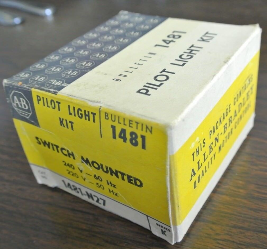 ALLEN-BRADLEY 1481-N27 SWITCH-MOUNTED PILOT LIGHT KIT - 220-240V - NEW SURPLUS
