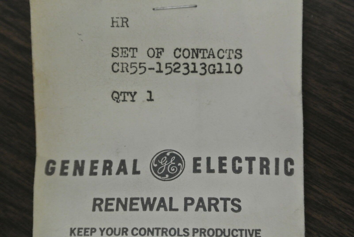 GENERAL ELECTRIC CR55-152313G110 CONTACT KIT / SET / NEW SURPLUS / 55-152313G110