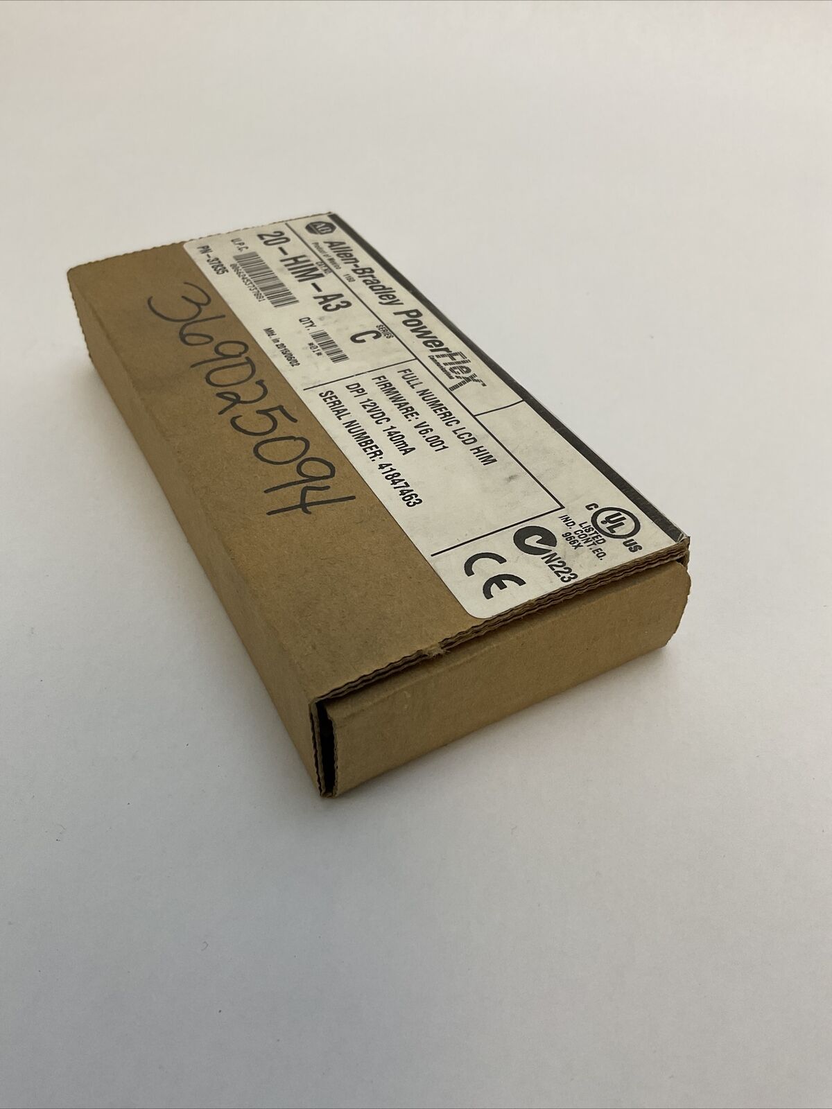 ALLEN BRADLEY 20-HIM-A3 SER C POWER FLEX FULL NUMERIC LCD HIM FIRWARE V6.001