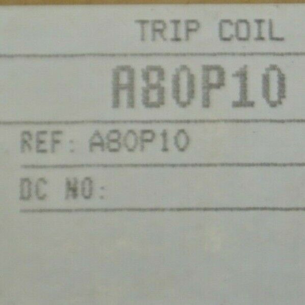 TELEMECANIQUE A80P10 - TRIP COIL for A80 - NEW SURPLUS in FACTORY BOX