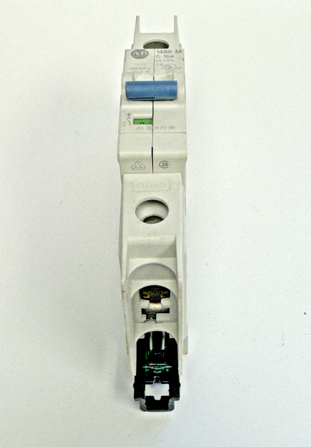 ALLEN-BRADLEY - 1489-M1C100 SER. D - MINIATURE CIRCUIT BREAKER - 1 P, 10A, 277 V