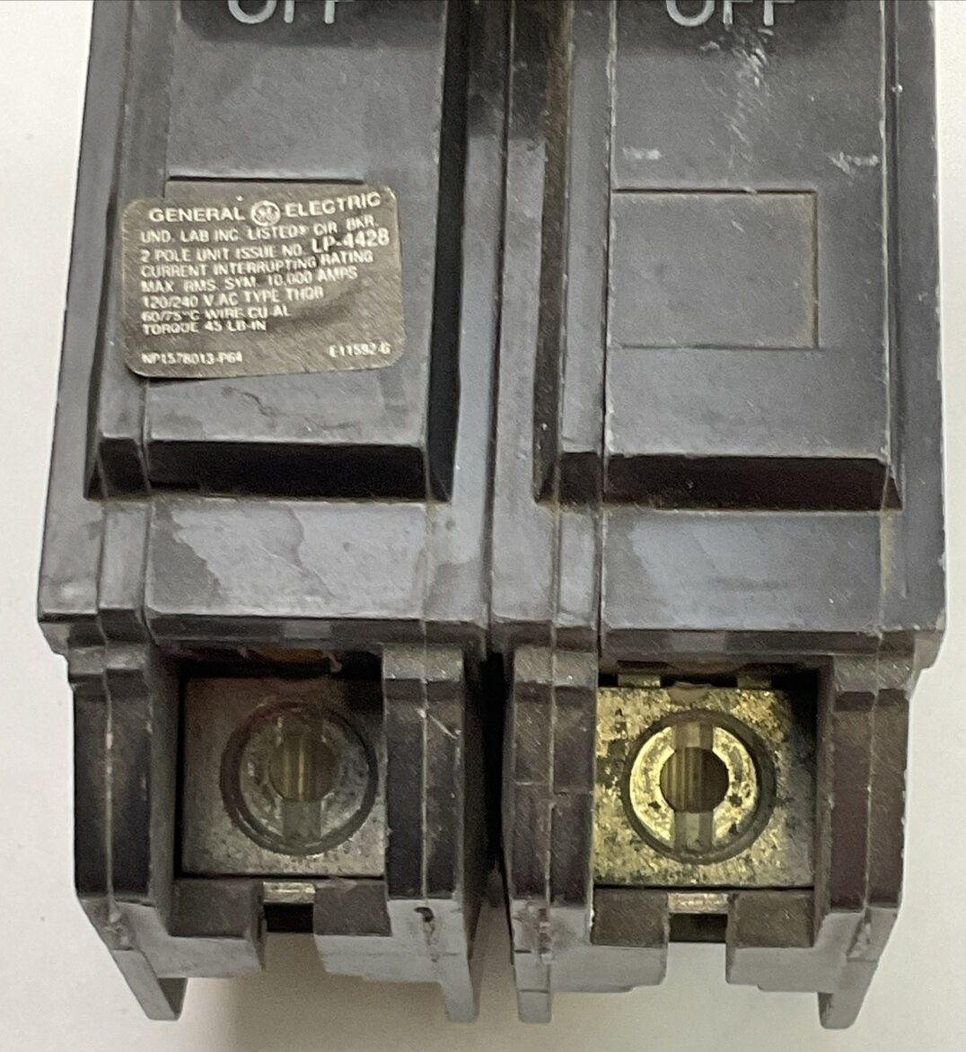 GE THQB2190 CIRCUIT BREAKER 2POLE 90AMP 120/240VAC