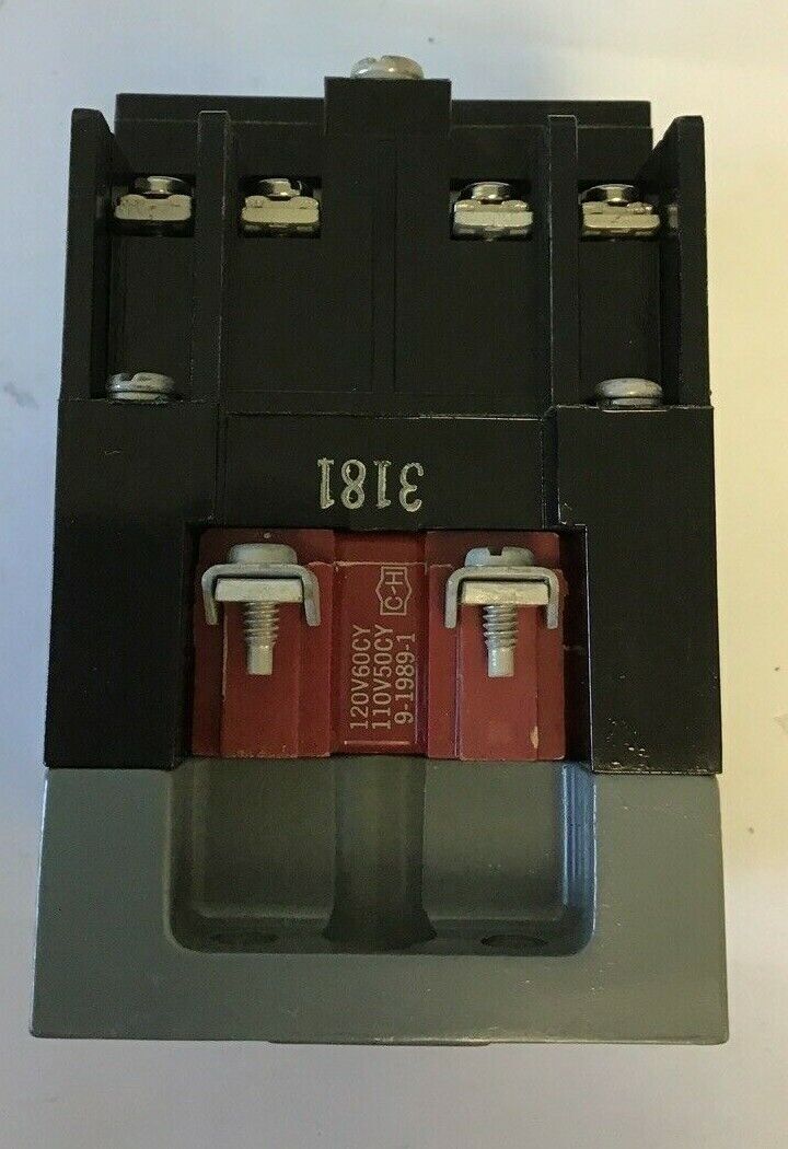 CUTLER HAMMER D23MR40A TYPE "M" RELAY SERIES A3 4N.O.-0N.C.