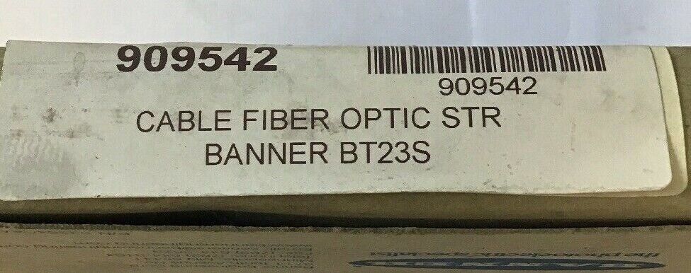 BANNER BT23S FIBER OPTIC CABLE.