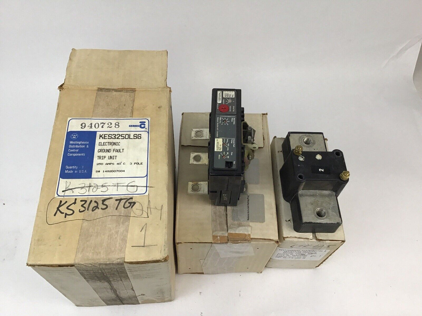 WESTINGHOUSE ELEC. GROUND FAULT TRIP UNIT (CTK125+A1KS125T1+ KS3125TG)
