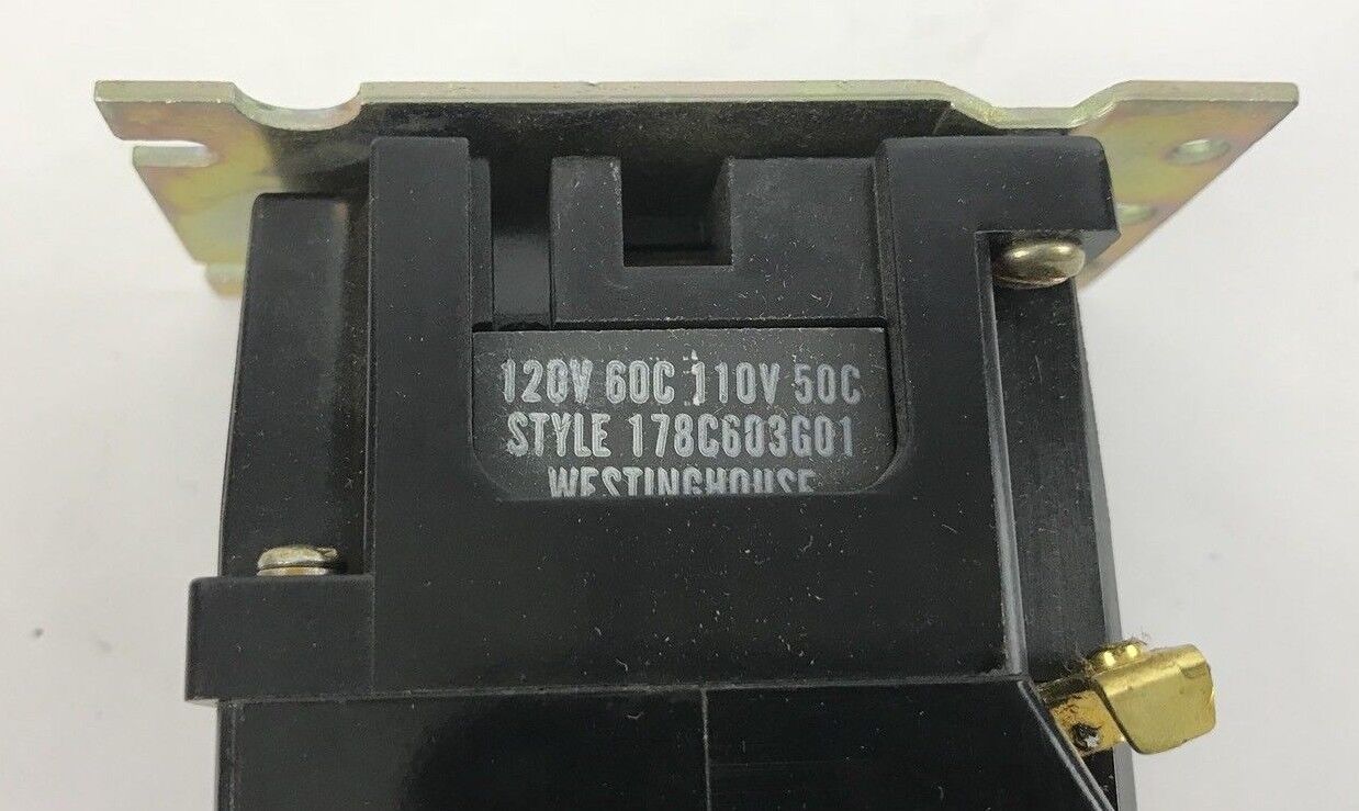 Westinghouse Industrial Control Relay BFE55F - 120V/110V Coil 178C603G01 - 10A