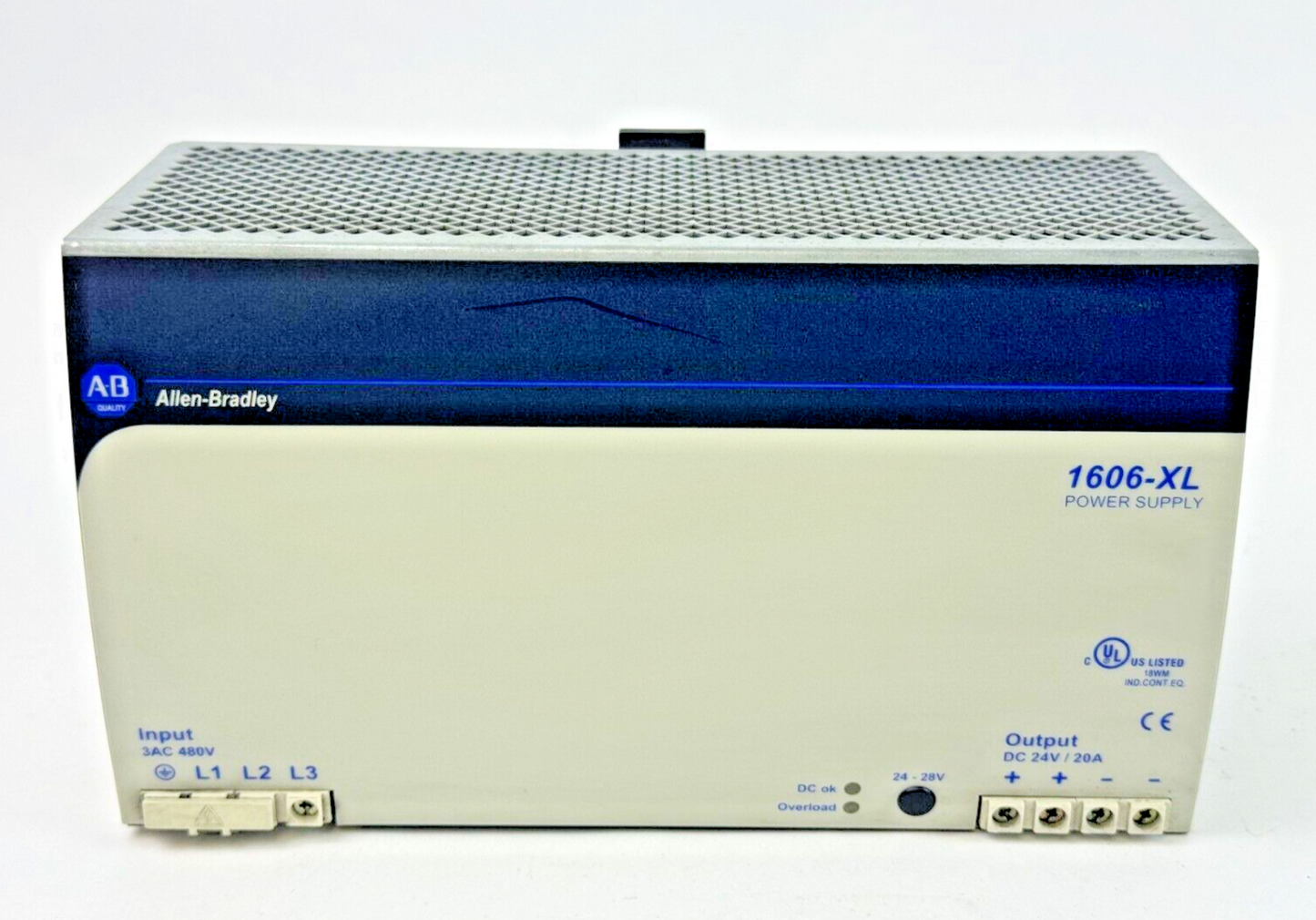 ALLEN-BRADLEY - 1606-XL480E-3 SER. A - POWER SUPPLY - 480 W, 24 VDC