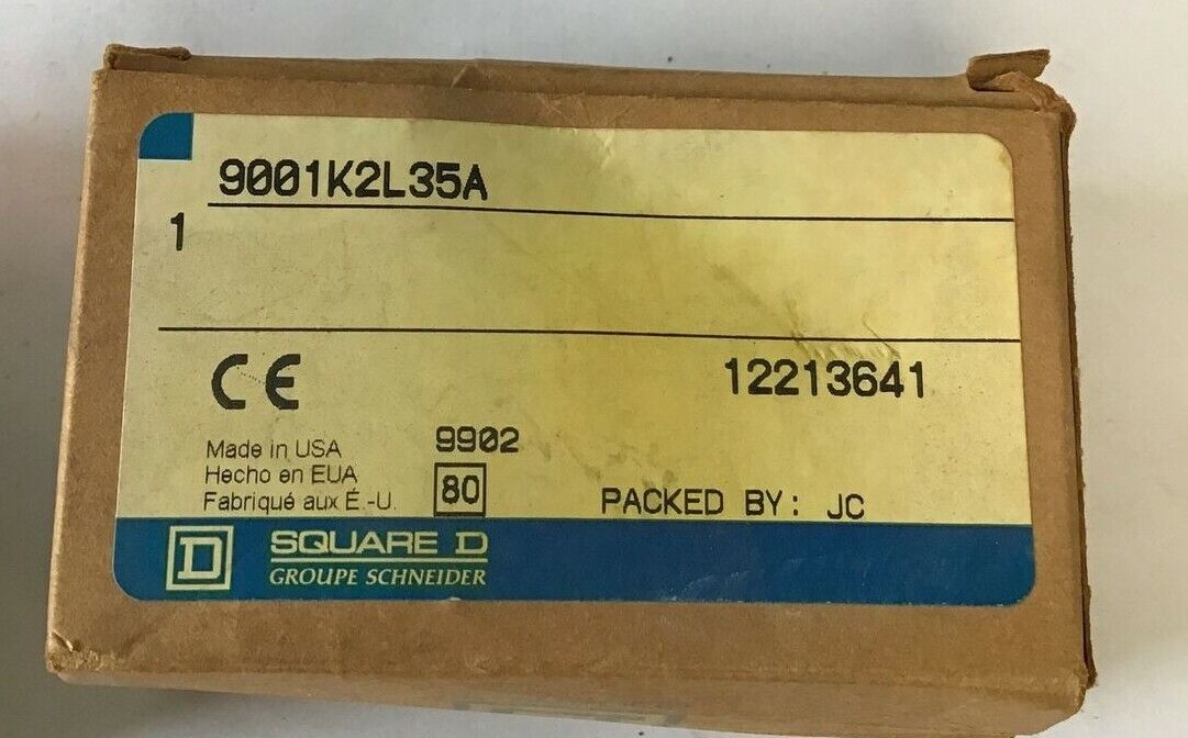 SQUARE D 9001K2L35A PUSH BUTTON ORANGE CAP