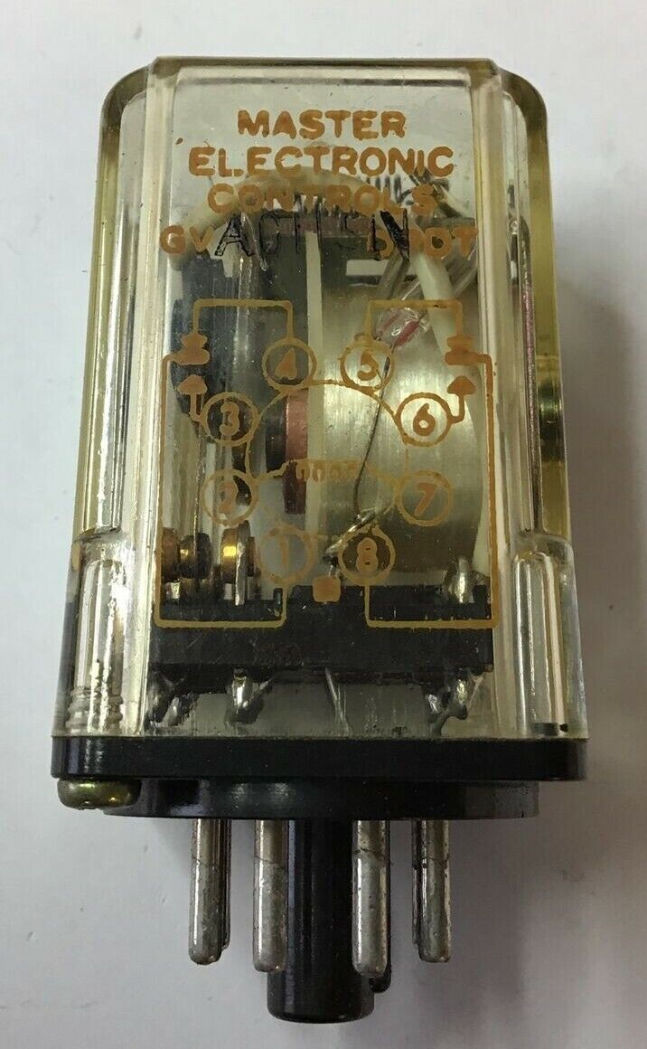 MASTER ELECTRONIC CONTROLS GV-AC115N-DPDT RELAY