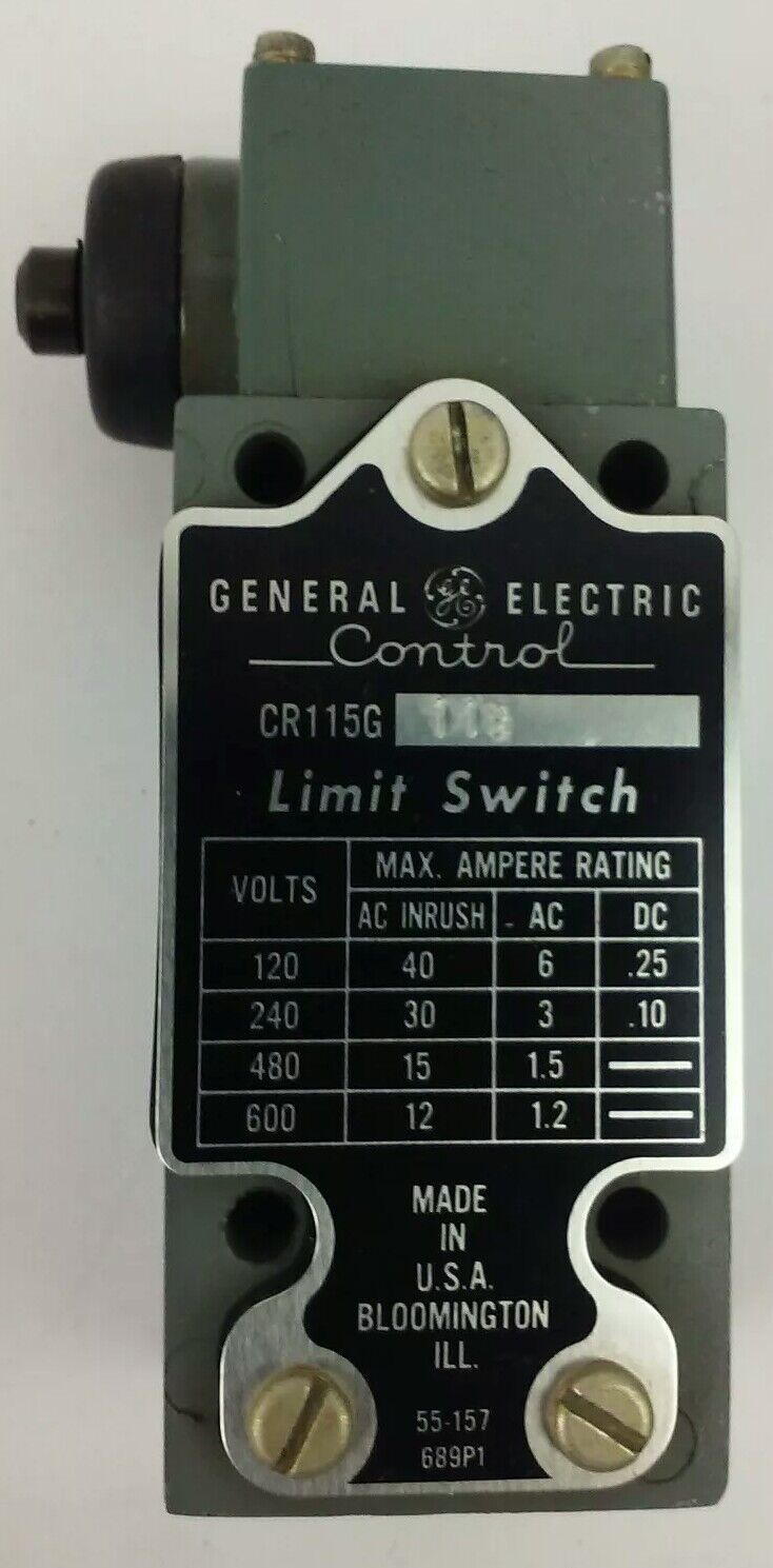GE, CR115G119, LIMIT SWITCH, 600V MAX, NEW, GENERAL ELECTRIC, CR115G, NEW