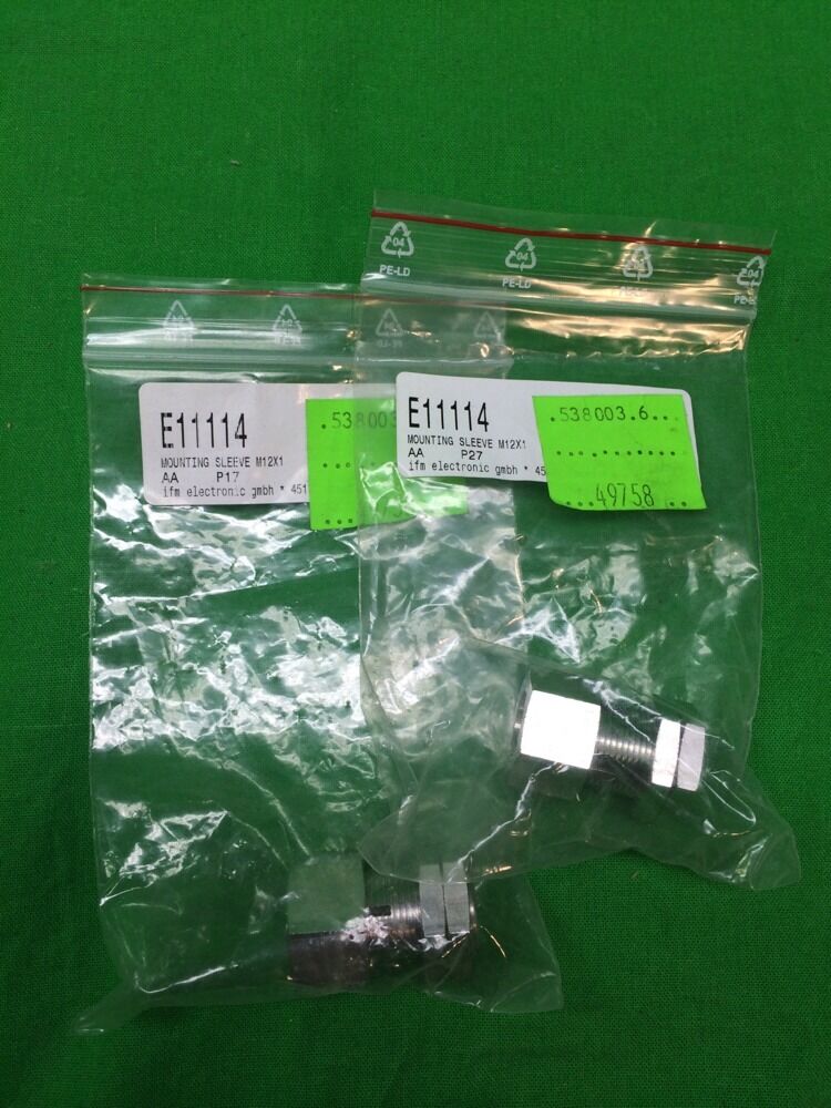 *LOT OF 2* NEW IFM E11114 MOUNTING SLEEVES